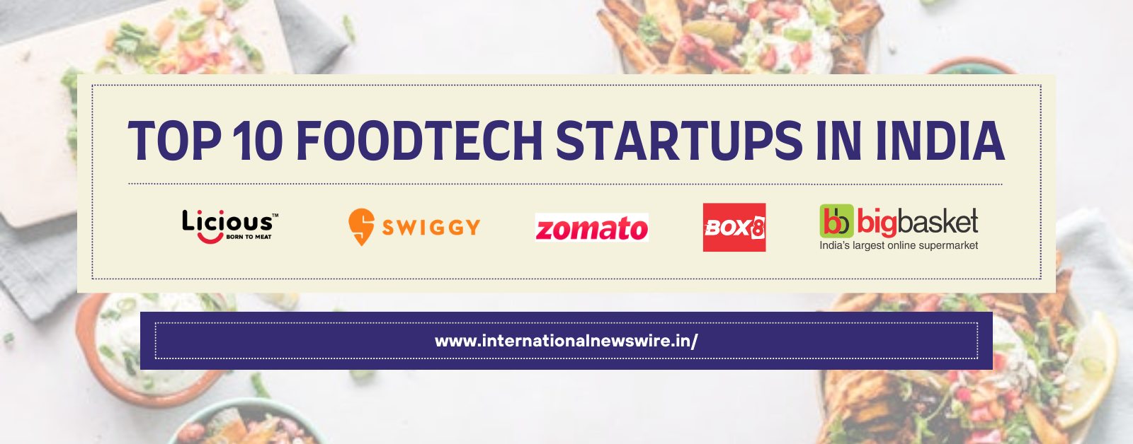 Top 10 FoodTech Startups in India